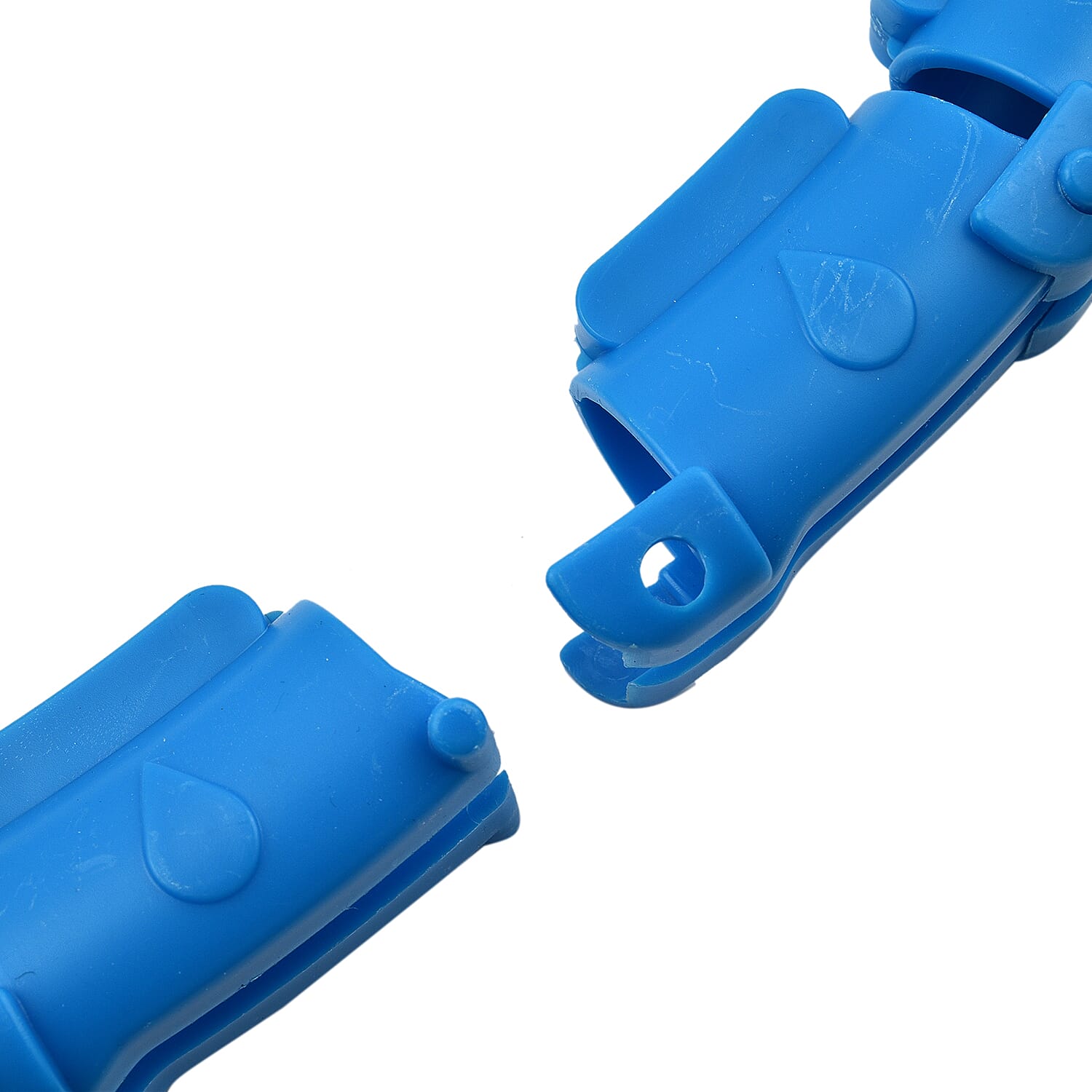 Adjustable Weighted Hula Hoop - Smooth 360 Rotation - Blue