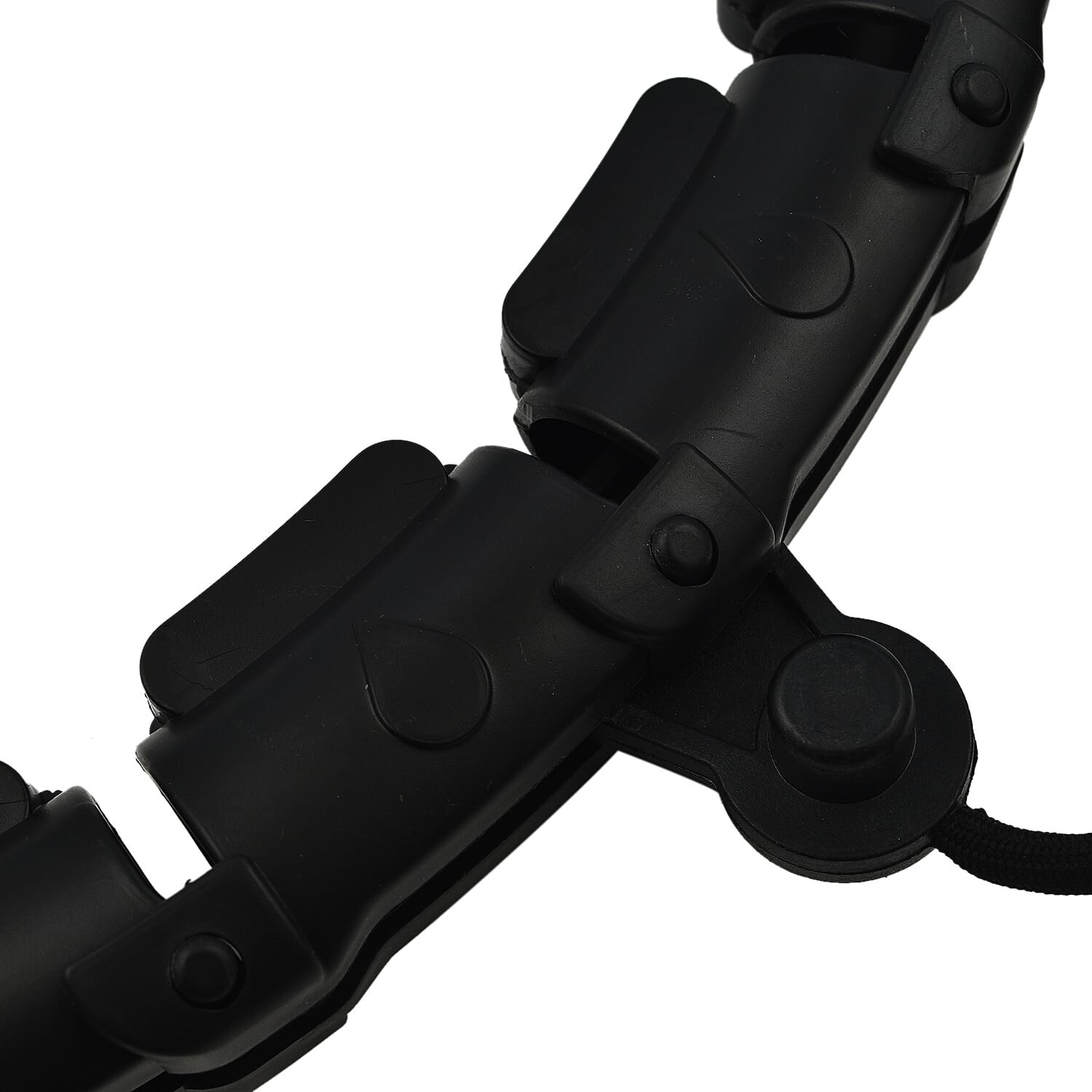 Weighted Hoola Hoop - 360 Rotation - Adjustable Size - Black