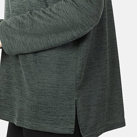 Closeout Deal- Marl Tunic (Size 12) - Green