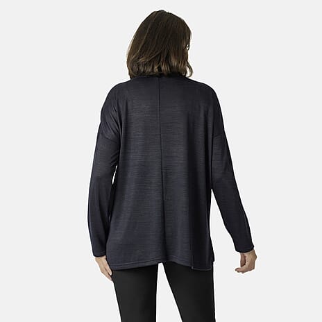 Closeout Deal- Marl Tunic (Size 14) - Navy