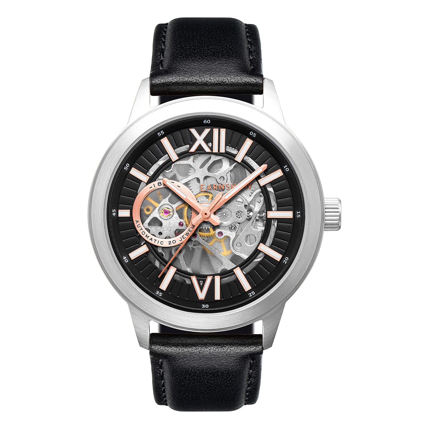 Thomas Earnshaw Automatic Mens Watch in Stainless Steel