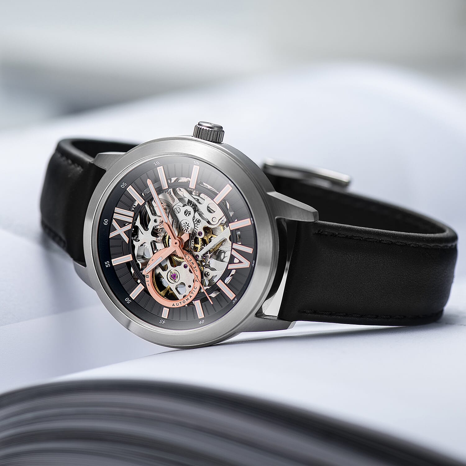 Thomas Earnshaw Automatic Mens Watch in Stainless Steel