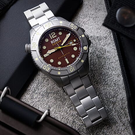 RGMT Demolition Automatic Movt. Brown Dial 200ATM Water Resistance Mens Watch