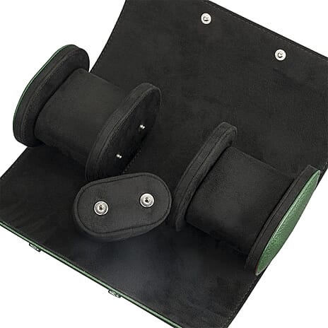 Mainspring Arsenale Lorenzo 3-Slot Watch Roll - Black