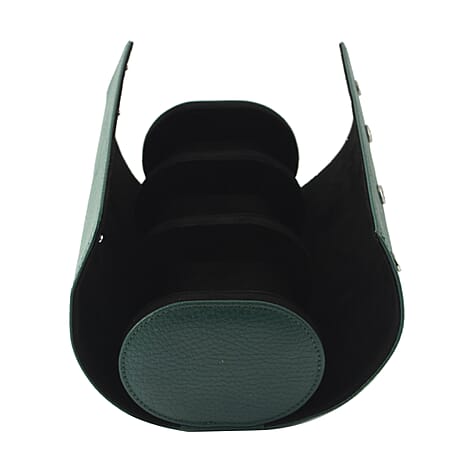 Mainspring Arsenale Lorenzo 3-Slot Watch Roll - Green