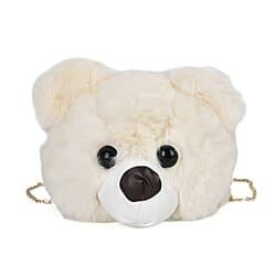 Teddy Bear Plush Crossbody Bag