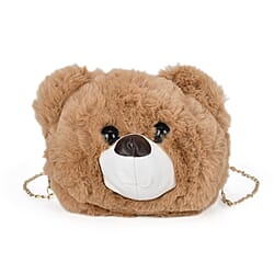 Teddy Bear Plush Crossbody Bag