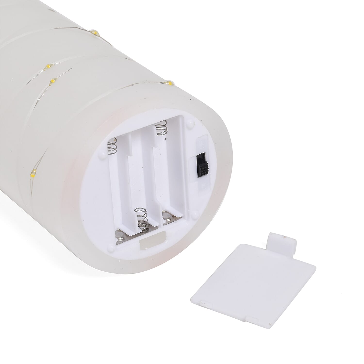 Set of 3 LED Candle with Remote (2AA Battery not inc.) - White