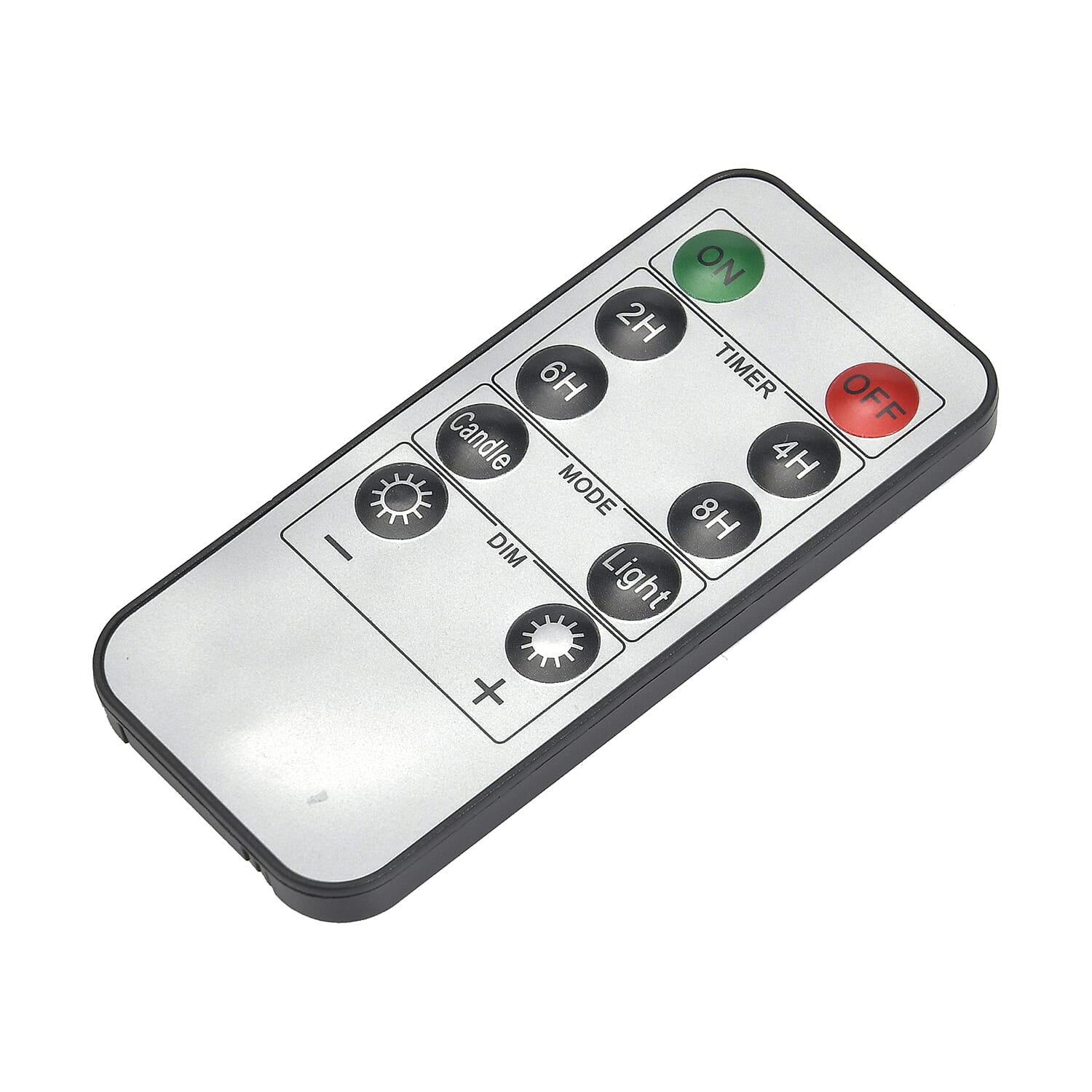 Set of 3 LED Candle with Remote (2AA Battery not inc.) - White