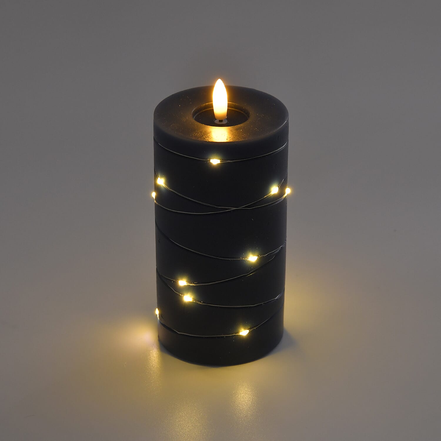 Set of 3 LED Candle with Remote (2AA Battery not inc.) - Blue