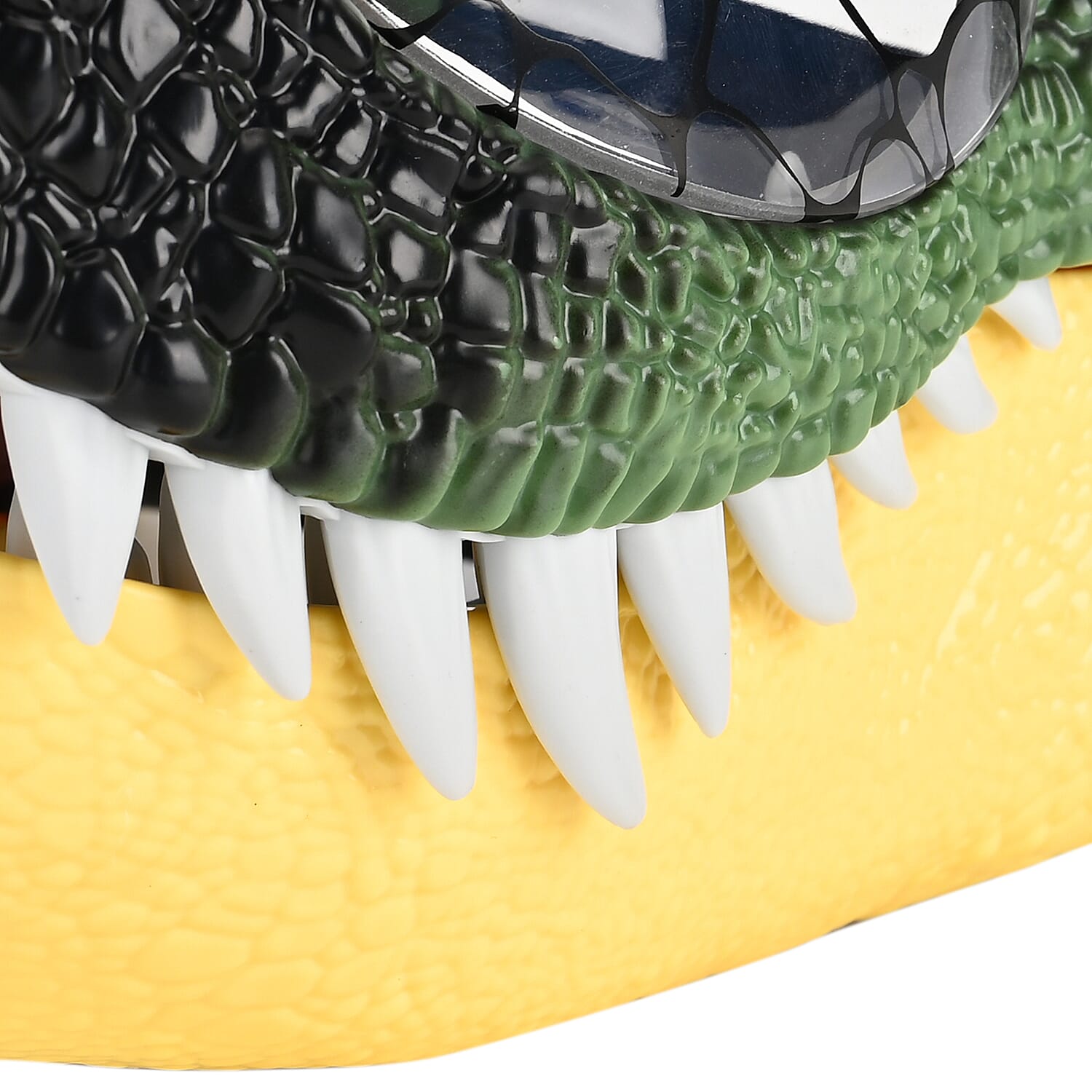 Tyrannosaurus Rex Dinosaur Mask with Light-Up Eyes and Sound Effects - Green Tyrannosaurus Rex Dinosaur Mask with Light-Up Eyes and Sound Effects - Green