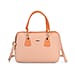One Time Designer Closeout - Fully Lined Luxury Handbag With Adjustable Cross Body Strap - Pink