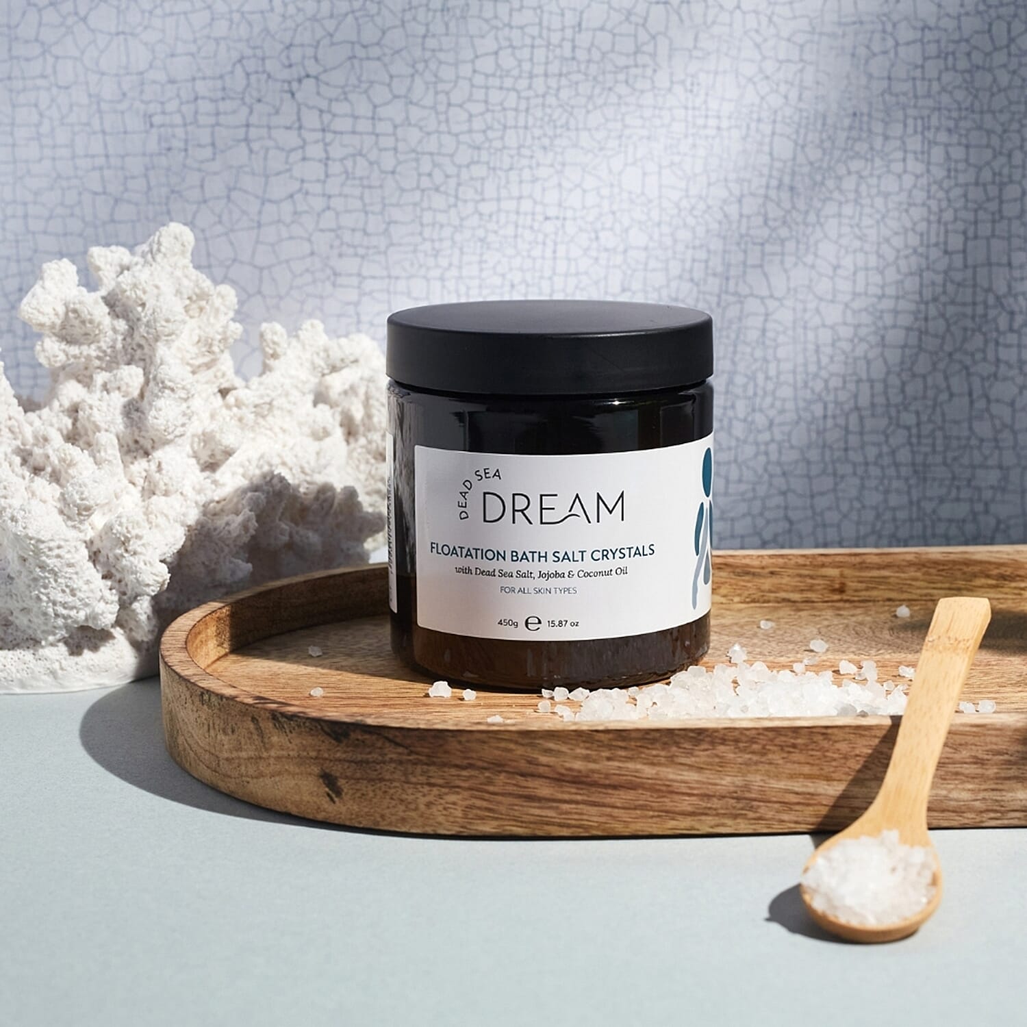 Dead Sea Dream Floatation Bath Salt Crystals - 450g