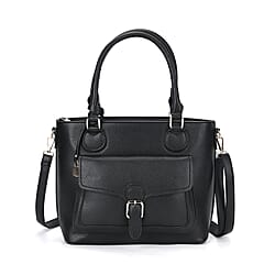   Leatherette Satchel Crossbody Bag