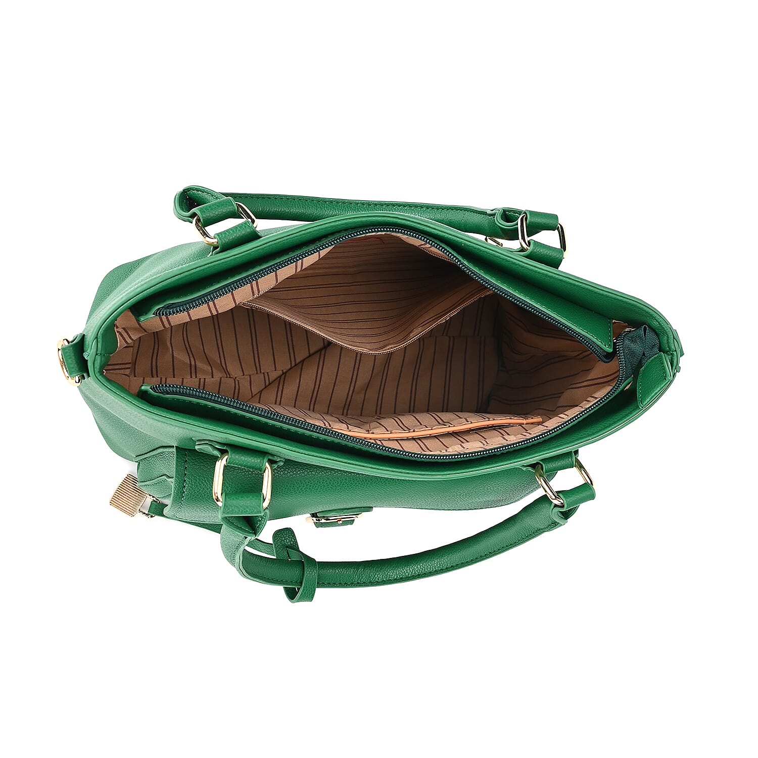 Solid Satchel Crossbody Bag - Green