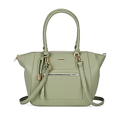 ONE TIME CLOSEOUT DEAL - Large Convertible Fully Lined Crossbody Bag  - Brown