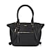 Leatherette Crossbody Bag with Handle Drop - Brown