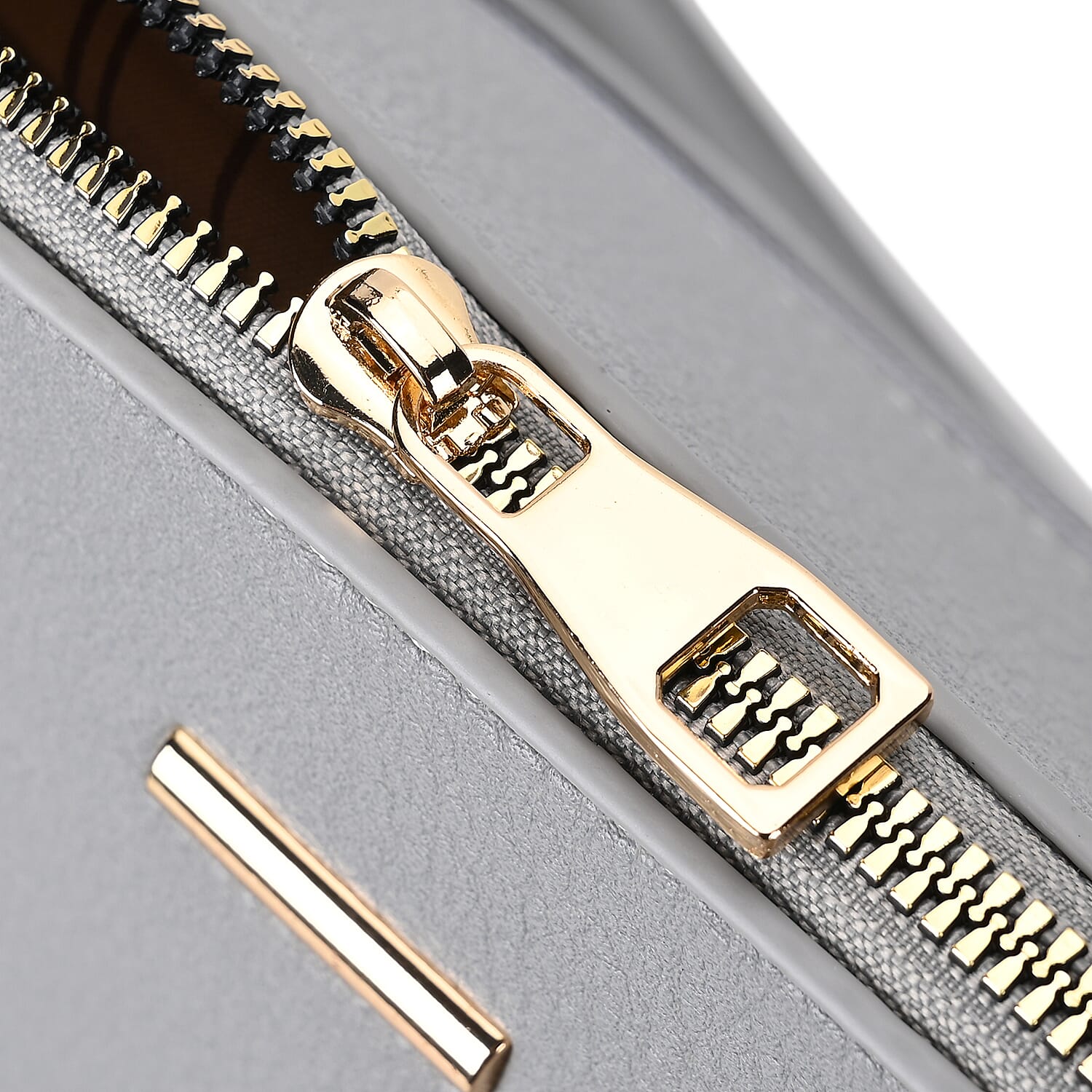 ONE TIME CLOSEOUT DEAL - Large Convertible Fully Lined Crossbody Bag  - Grey