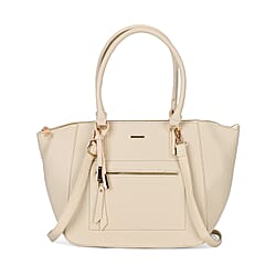 ONE TIME CLOSEOUT DEAL - Large Convertible Fully Lined Crossbody Bag  - Brown