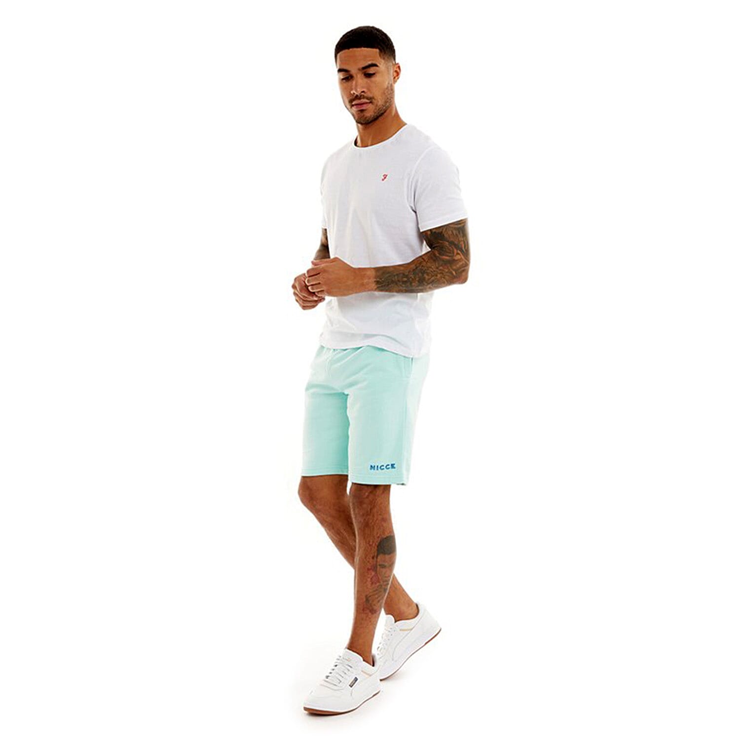 NICCE Mens Knitted Jersey Short (Size XL) - Mint