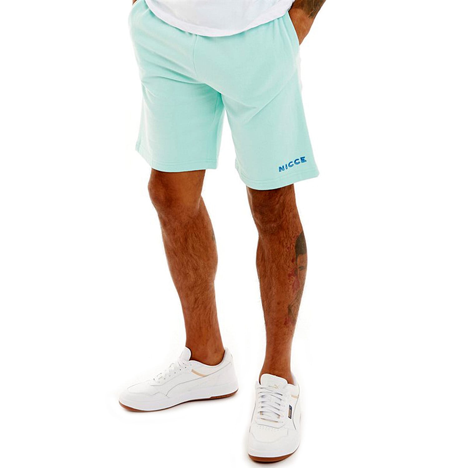 NICCE Mens Knitted Jersey Short (Size XL) - Mint