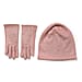 Set of 2 Crystal Pattern Hat & Gloves