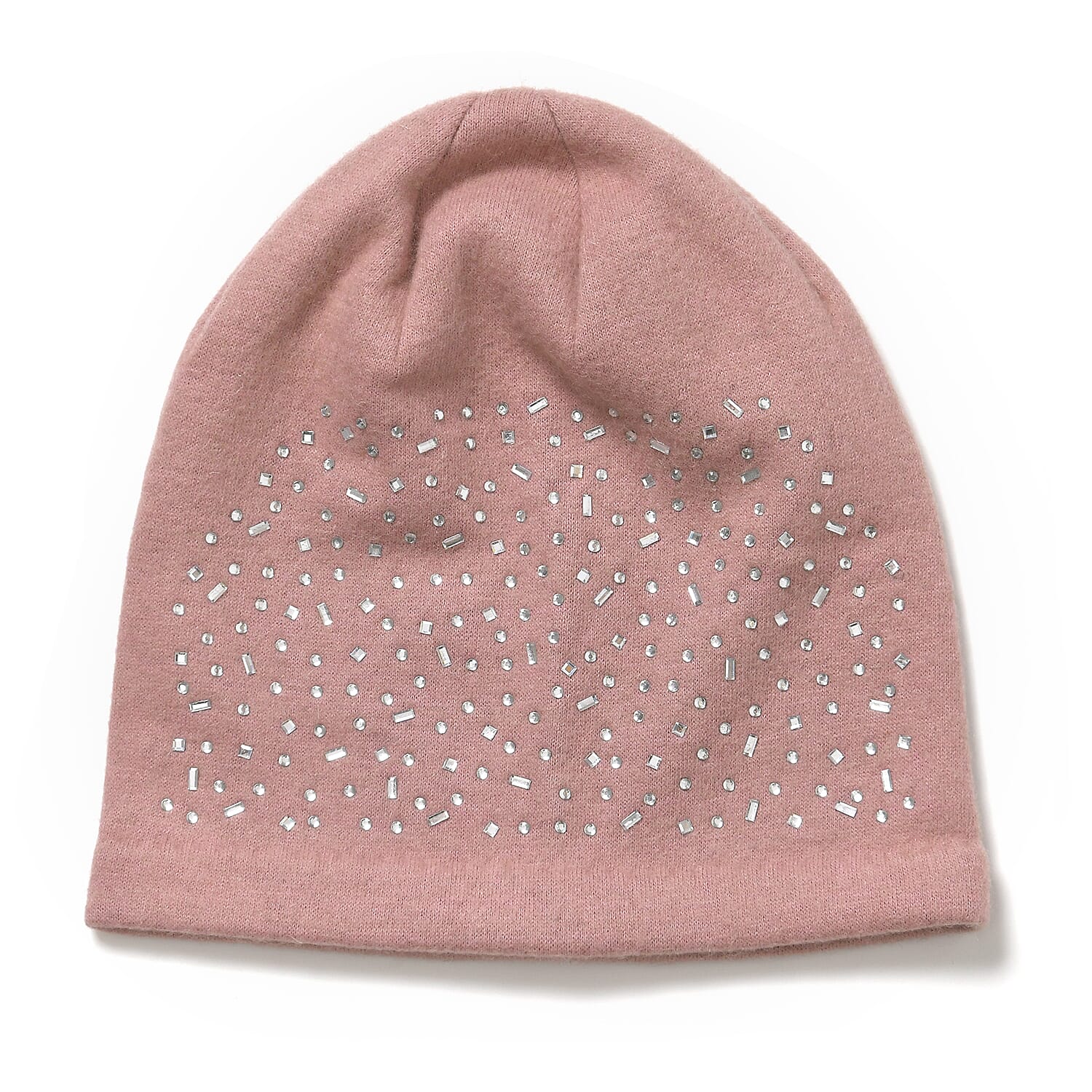 Cashmere Wool Gloves & Hat - Pink