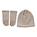 Set of 2 Crystal Pattern Hat & Gloves