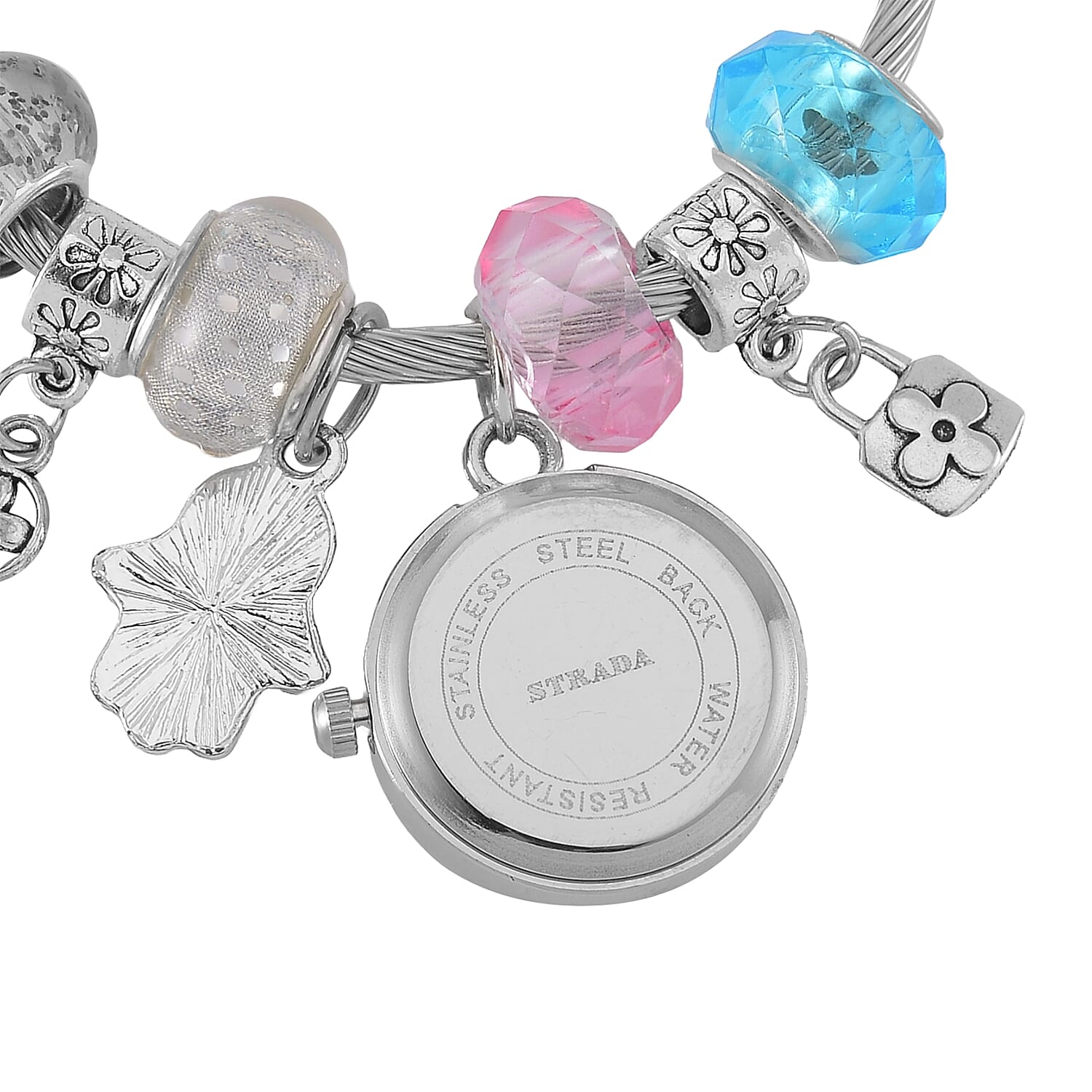 Strada Multi Charm Watch Bangle - Key - Lock