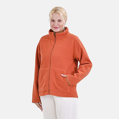 La Marey Polar Fleece Jacket (Size M) - Orange