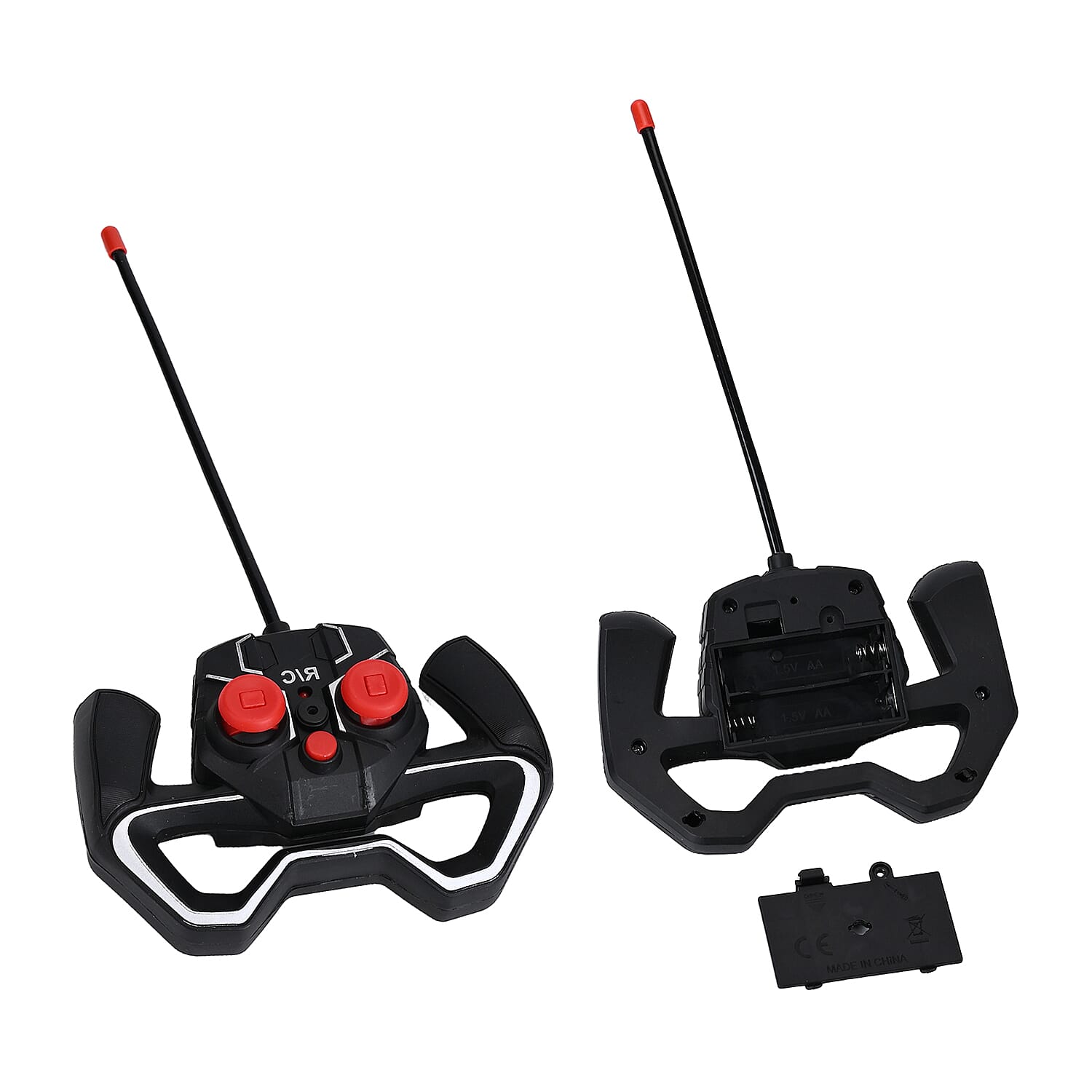 All-Terrain Die-Cast R-C Climbing Car - Rubber Tyres, Shock Absorbers - Red