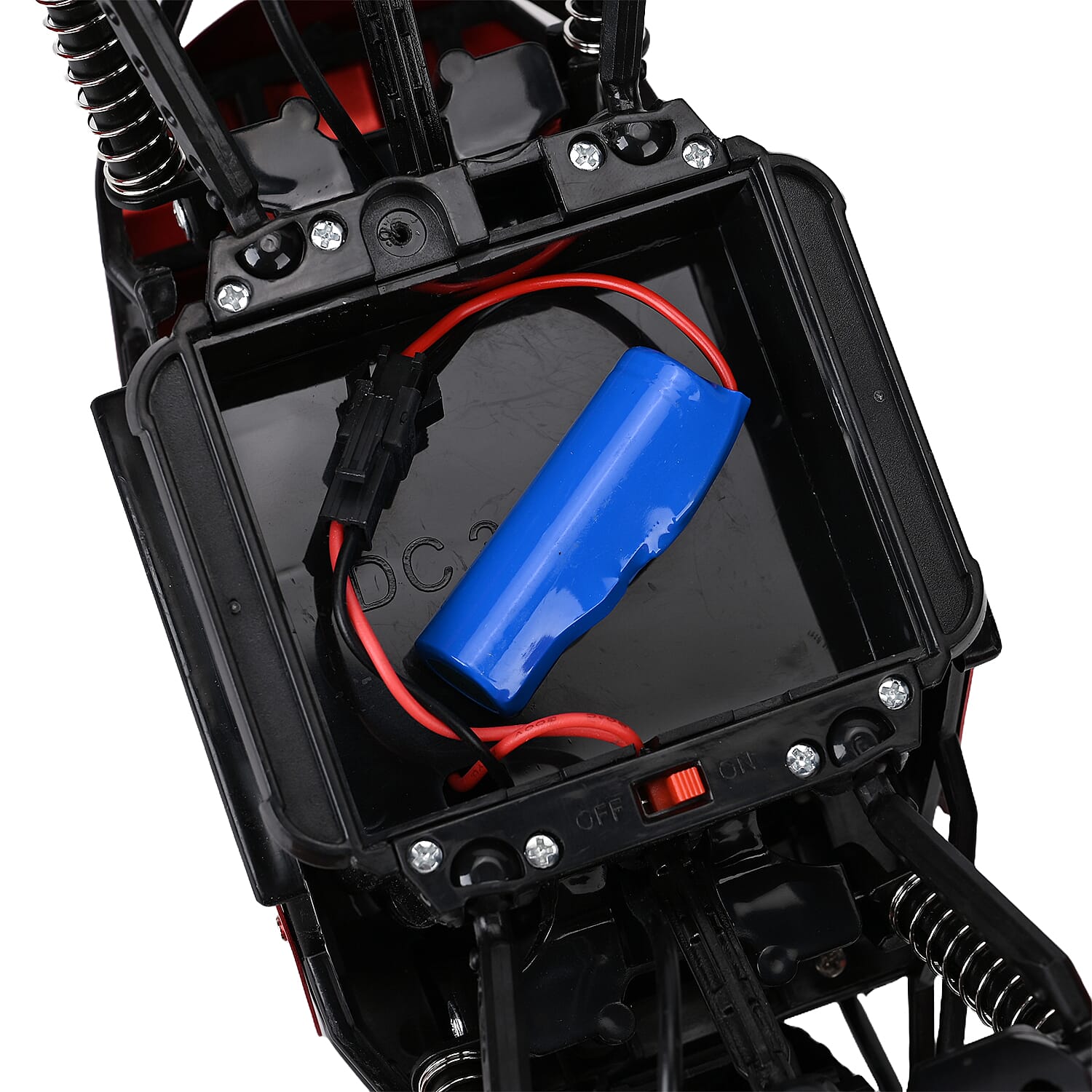 All-Terrain Die-Cast R-C Climbing Car - Rubber Tyres, Shock Absorbers - Blue