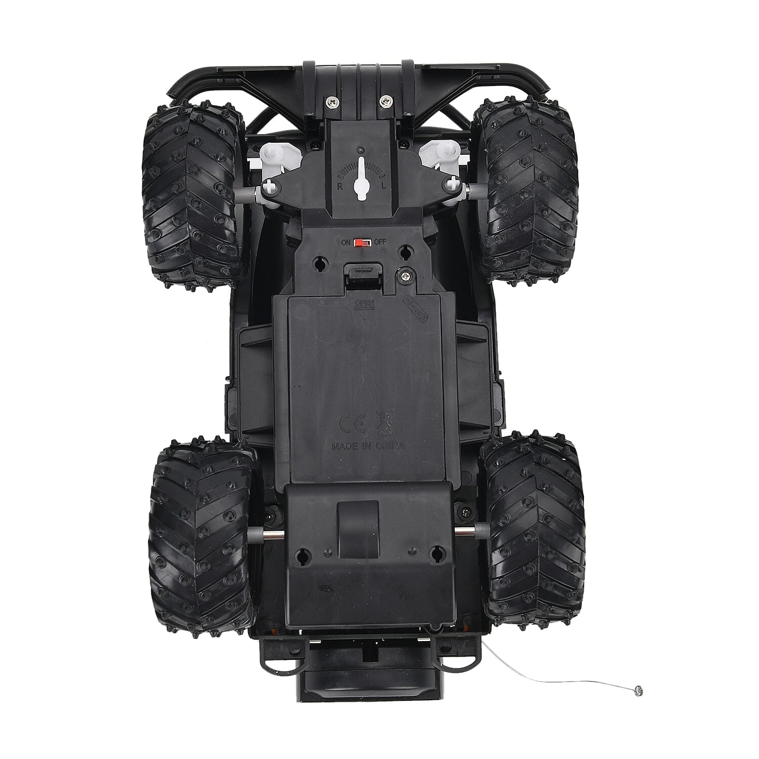 4 wheel drive monster truck;  Rechargeable 4.8V battery - Green