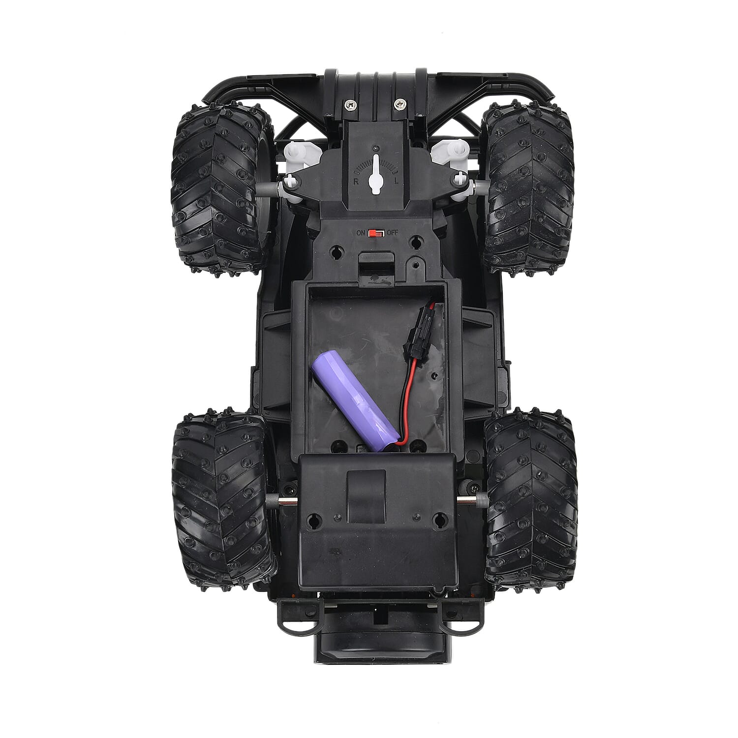 4 wheel drive monster truck;  Rechargeable 4.8V battery - Green