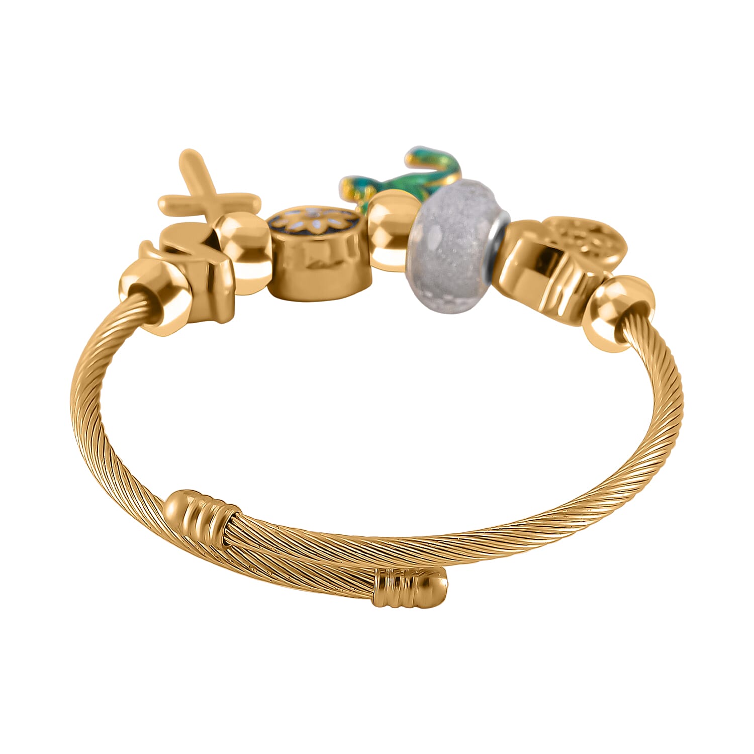 Designer Inspired White Crystal  Bracelet