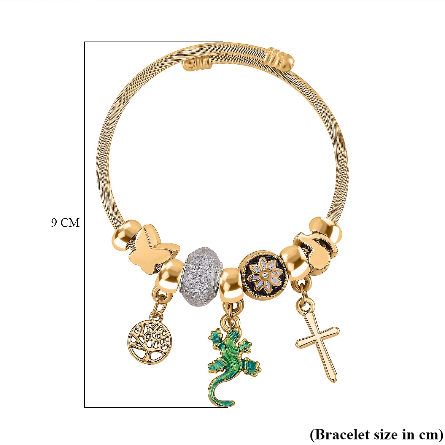 Designer Inspired White Crystal  Bracelet