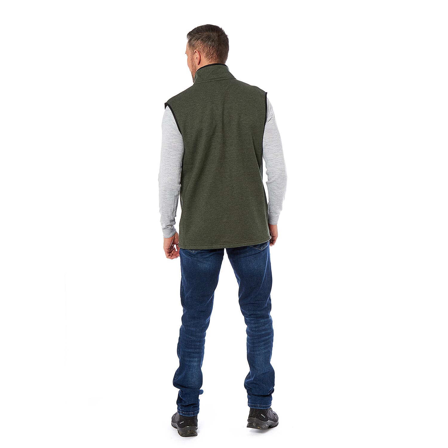 Arctic Storm Knitted Gilet (Size XXXL)  - Olive