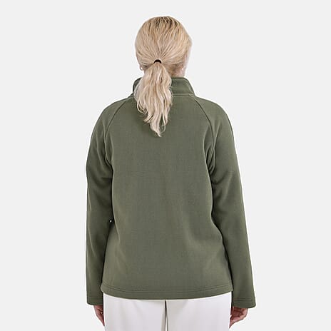 La Marey Polar Fleece Jacket (Size L) - Olive Green