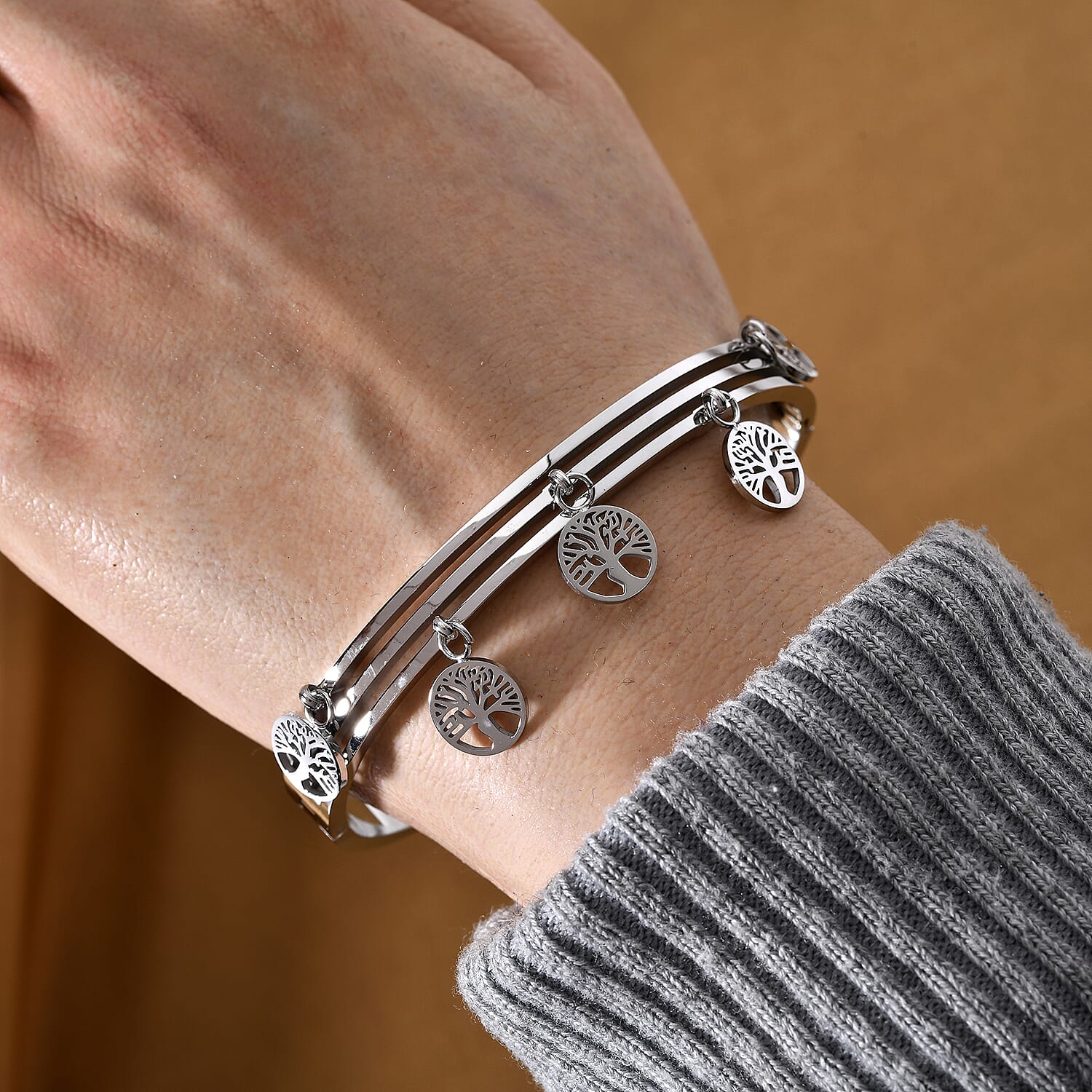 Life of Tree Bangle (Size - 7.5)