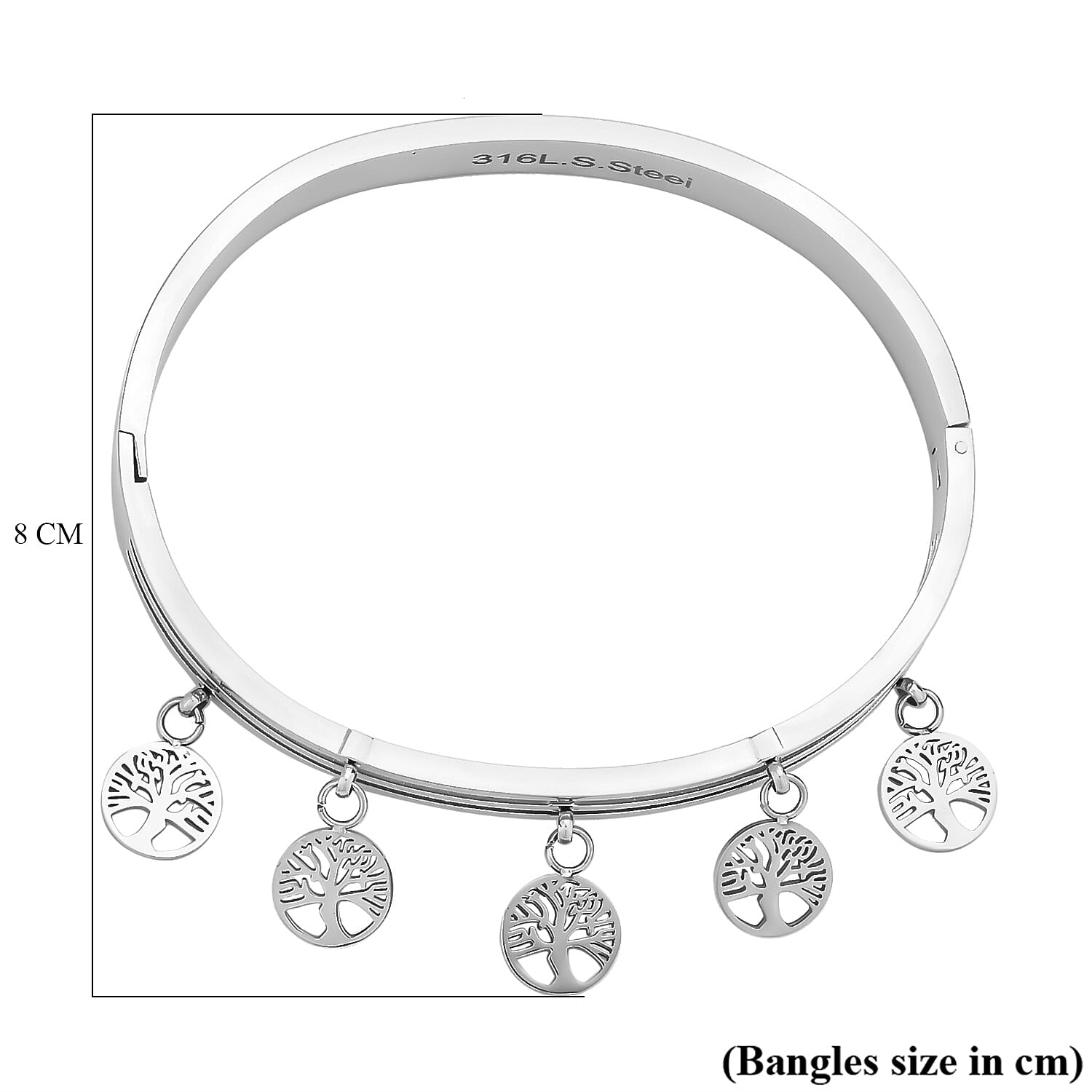 Life of Tree Bangle (Size - 7.5)