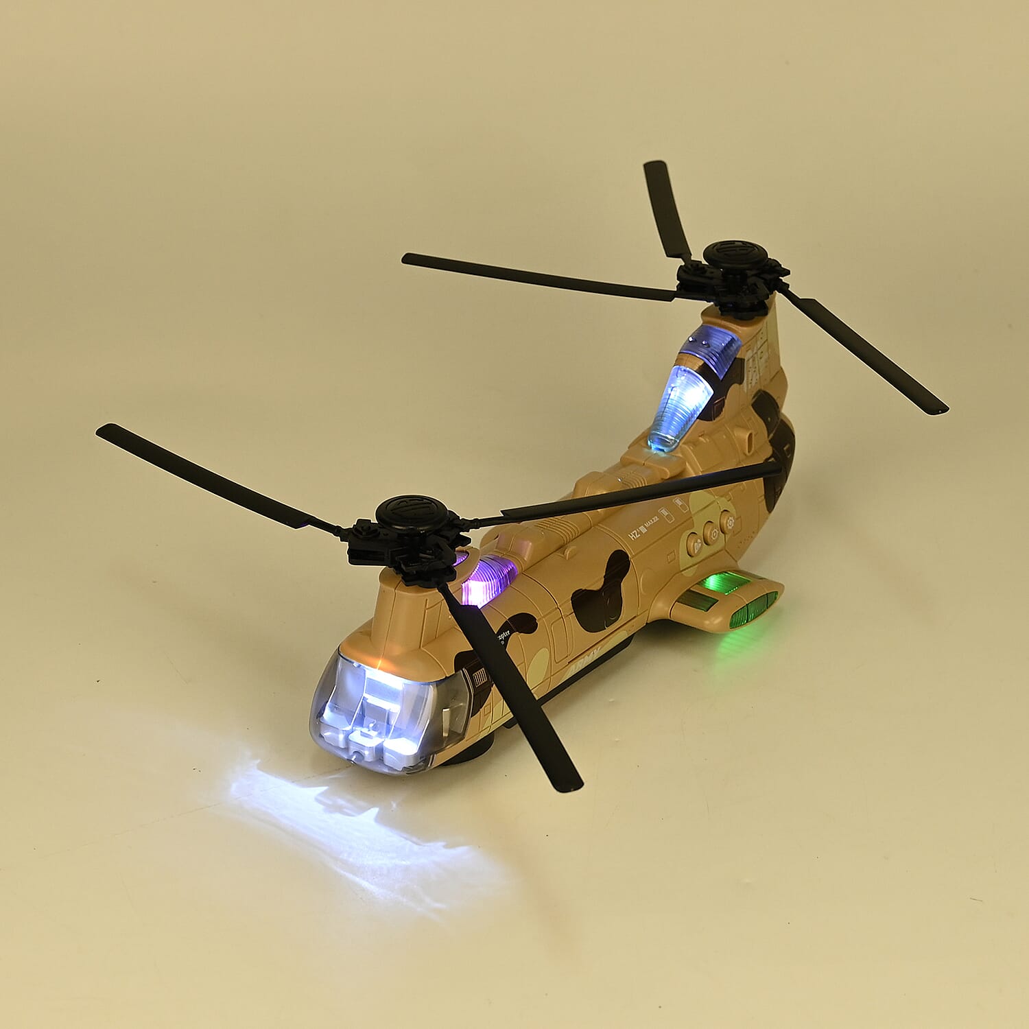 Electronic Military Plane Toy with Light And Music And 3 Army Tanks