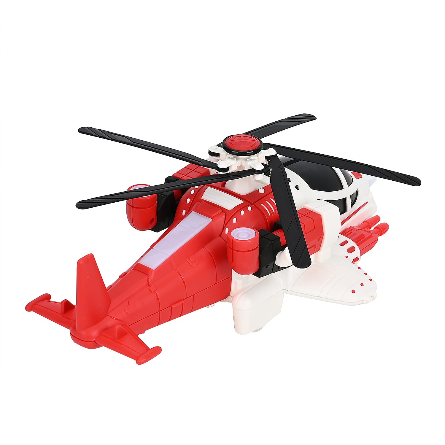 Electronic Light Music Fighter Plane - Red