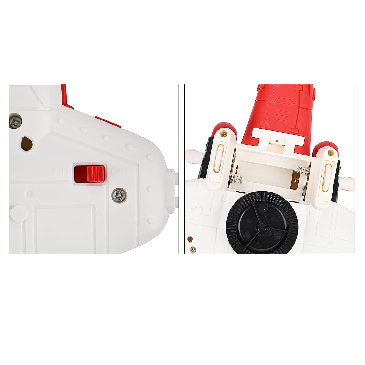 Electronic Light Music Fighter Plane - Red