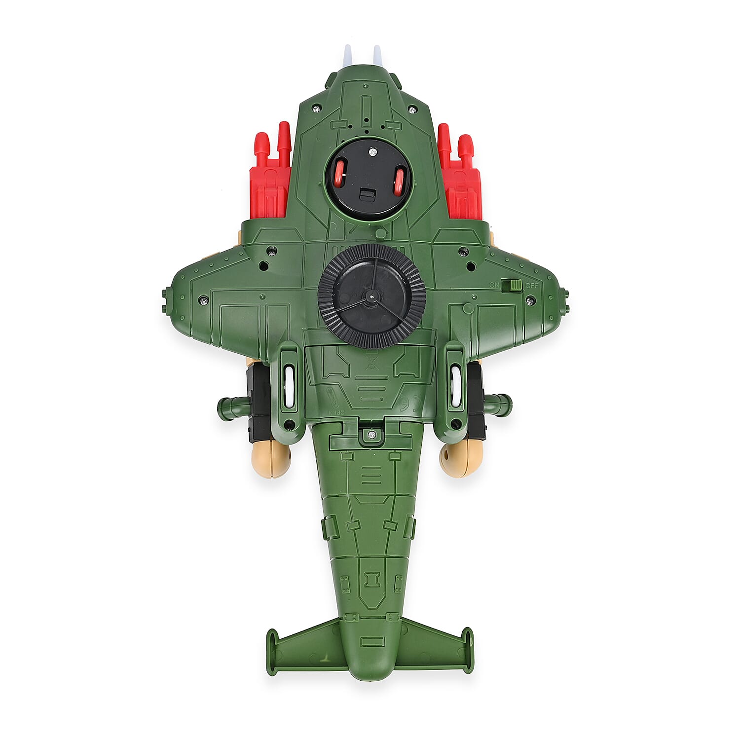 Electronic Light Music Fighter Plane - Green