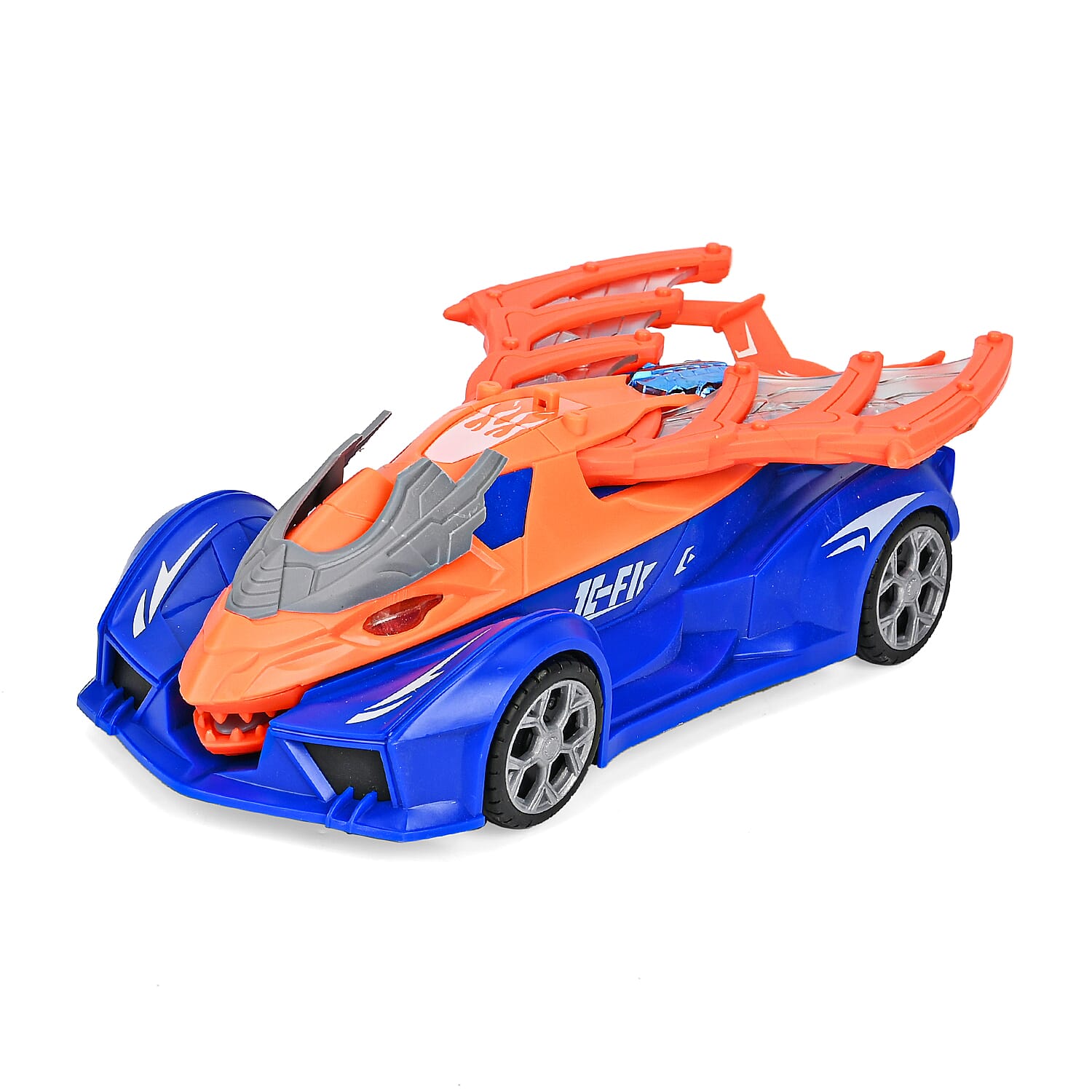 Electronic Light Music Mechanical Wing Dragon Car - Blue