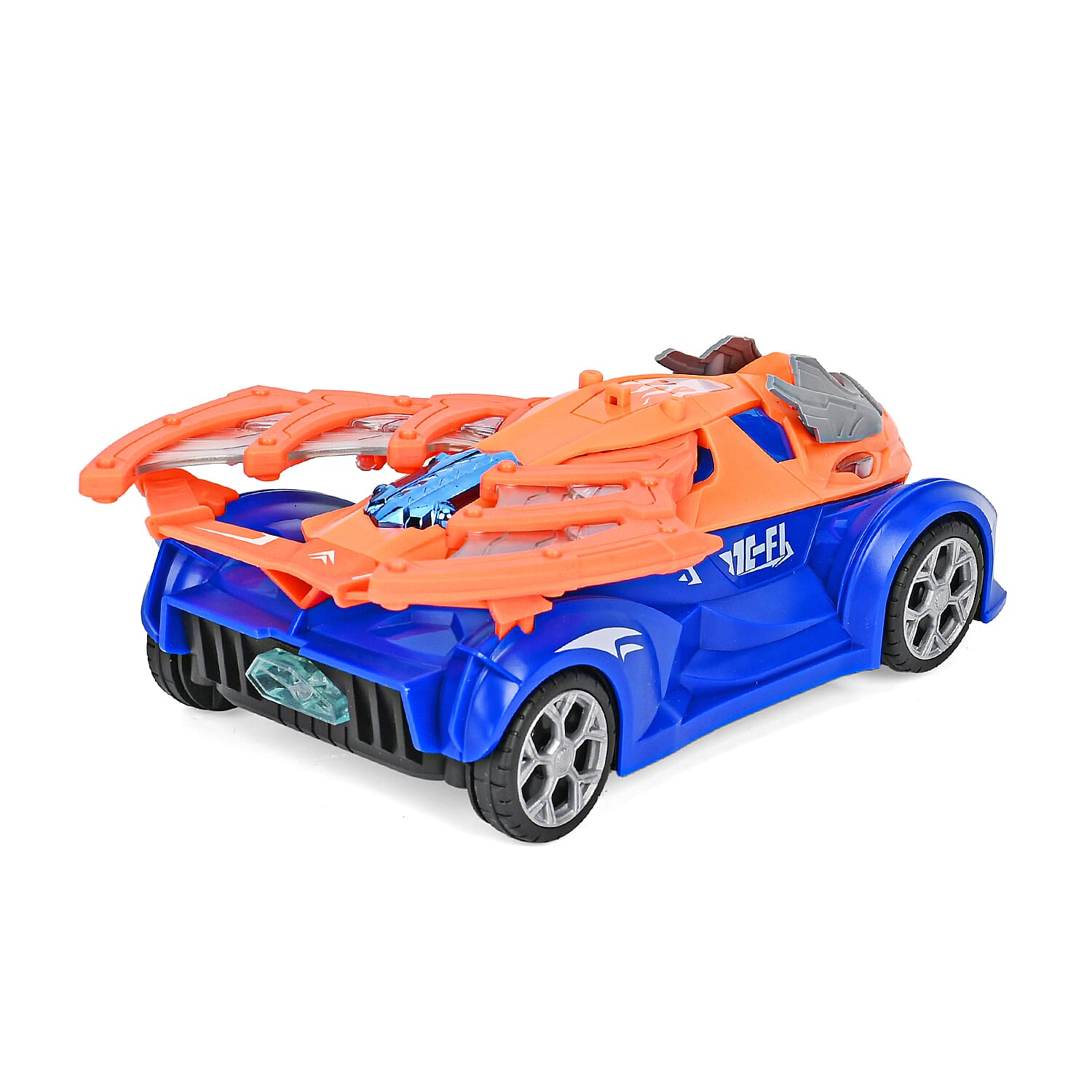 Electronic Light Music Mechanical Wing Dragon Car - Blue