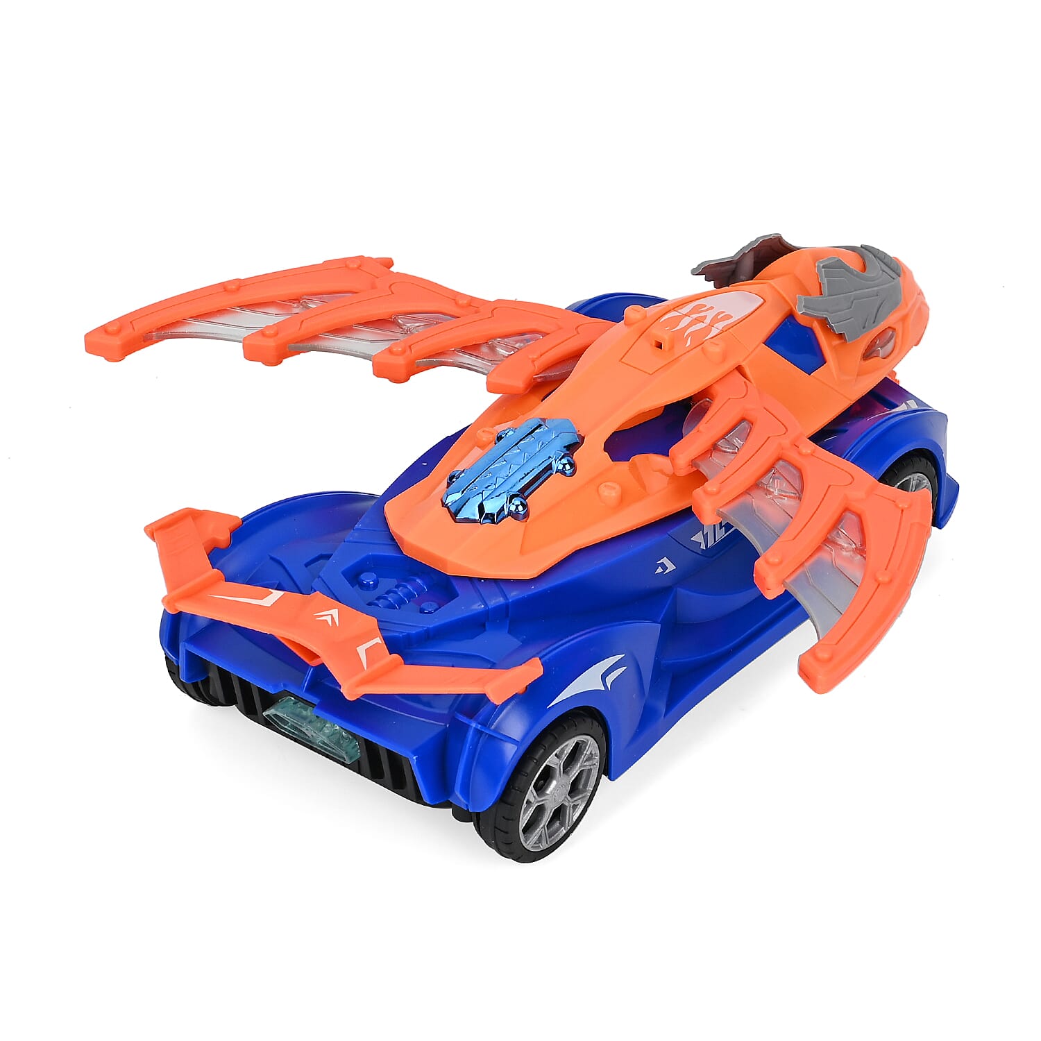 Electronic Light Music Mechanical Wing Dragon Car - Blue