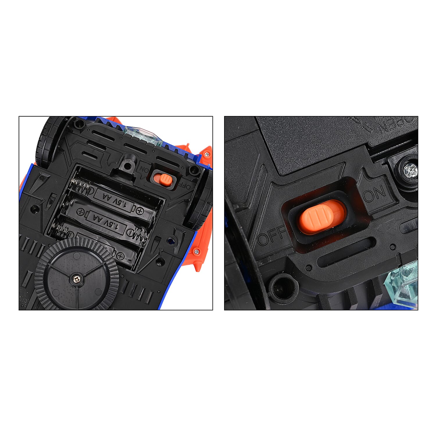 Electronic Light Music Mechanical Wing Dragon Car - Blue