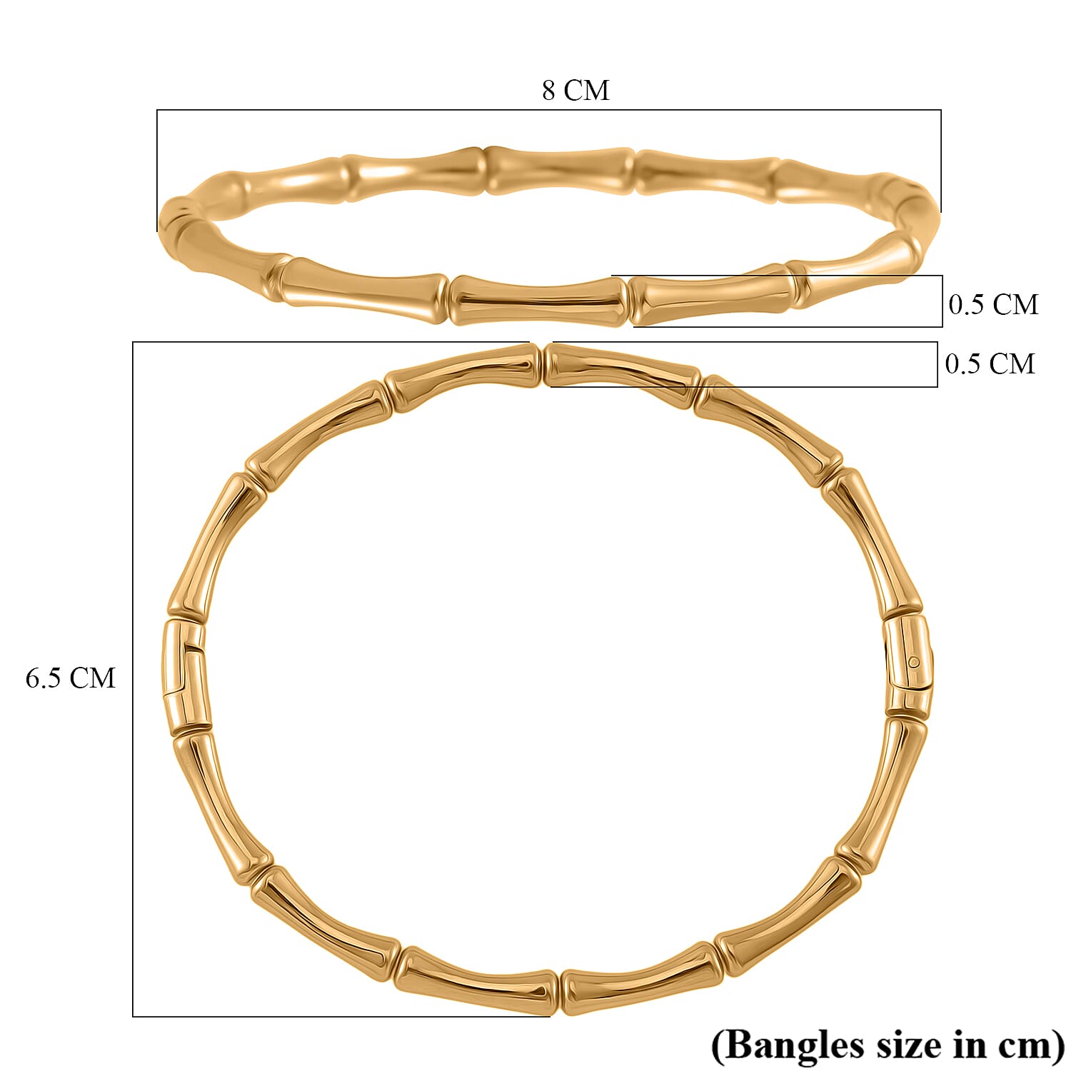 Bangle Pure White Stainless Steel