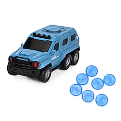 Electronic Light Music Army Truck - Blue